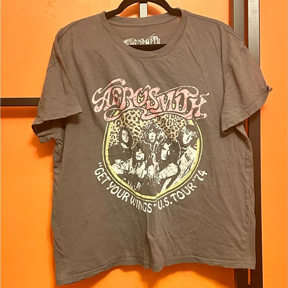 💚💚5/$25💚💚 Aerosmith “Get Your Wings” 1974 U.S. Tour Graphic Band Tee